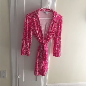 Diane Von Furstenberg Wrap Romper